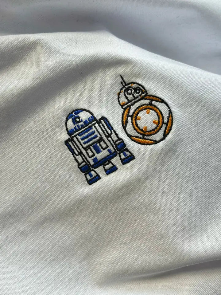 T-Shirt ricamata Droids