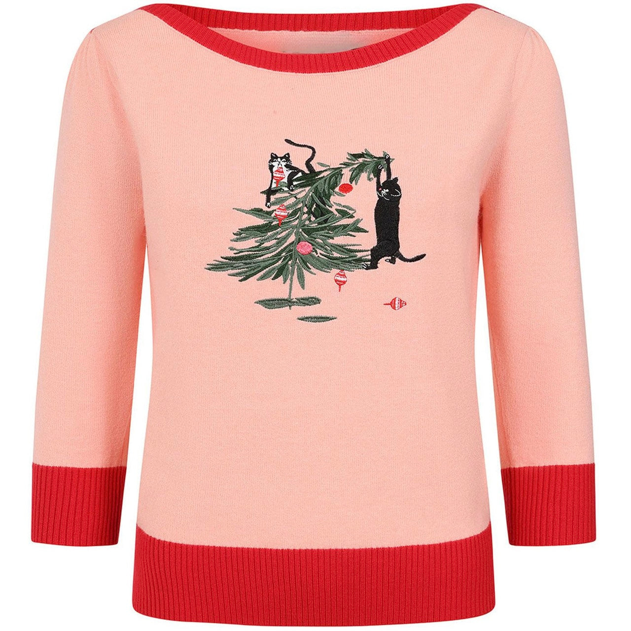 Maglione natalizio inglese retró Kiki Puuurfect