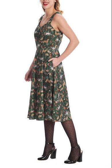 Woodland Creature Swing Dress