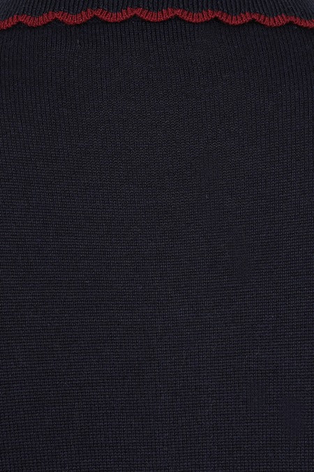 Cardigan Penny Flower Blu Navy