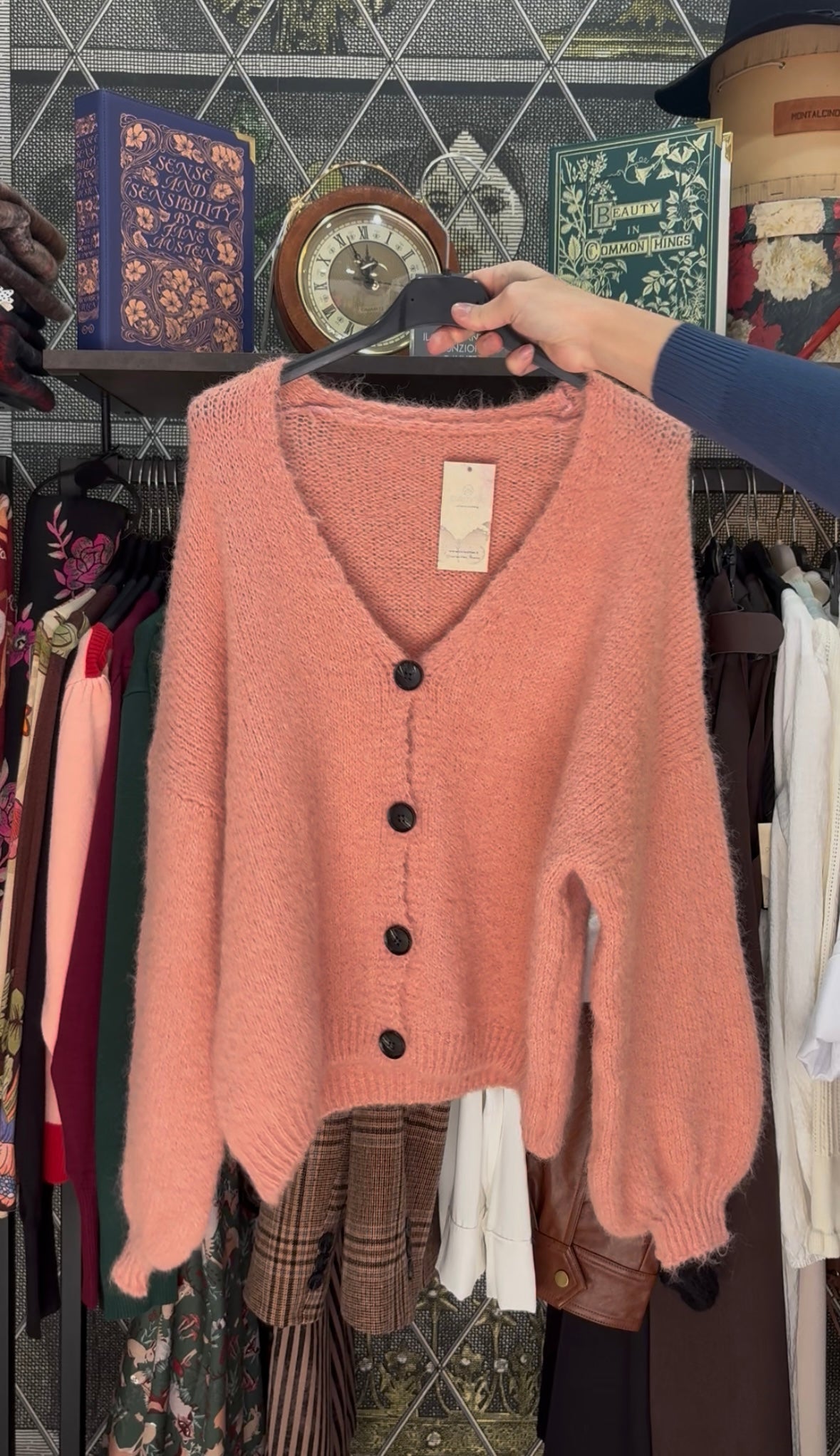 Cardigan Margot in 5 colori con bottoni