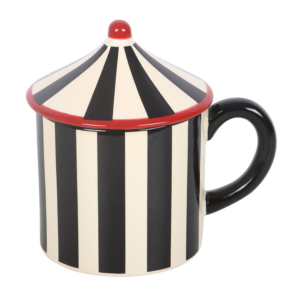 Tazza Circus a strisce nere