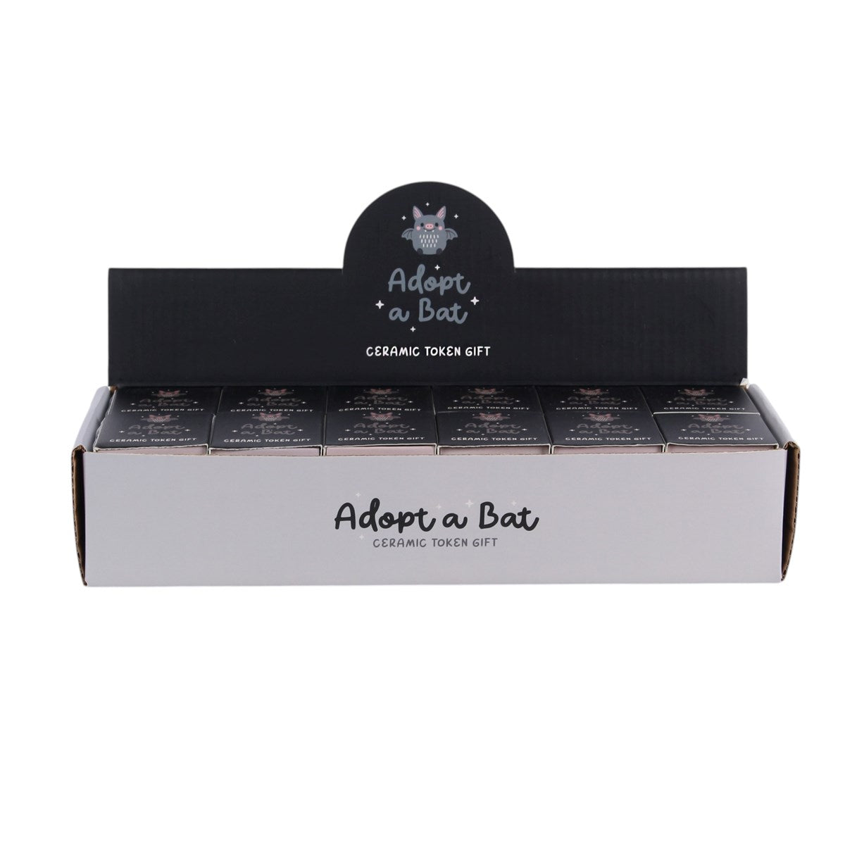 Mini Pipistrello in Ceramica in Scatola di Fiammiferi "Adopt a Bat" – Linea Cute Bat