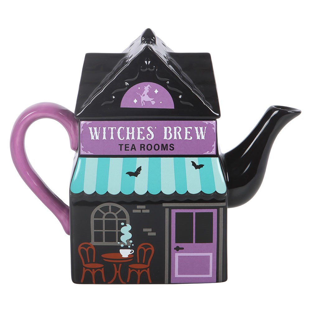 Teiera "Witches' Brew Tea Room" in Ceramica
