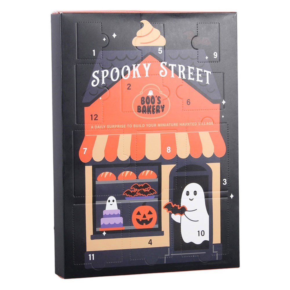 PREORDINE (In Arrivo dal 21 Luglio) Calendario dell'Avvento di Halloween "Spooky Street" – 12 Giorni di Sorprese