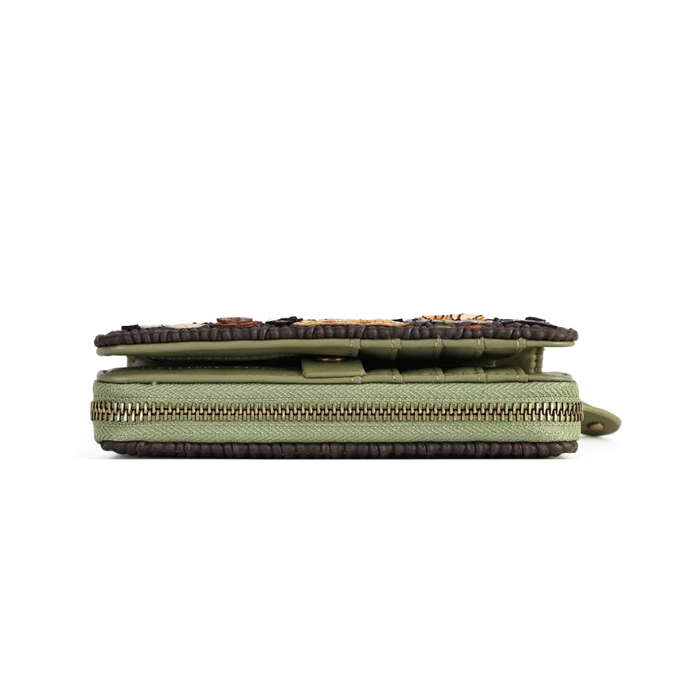 Vendula London Flower Shop - Amber Edition - Portafoglio medio con zip
