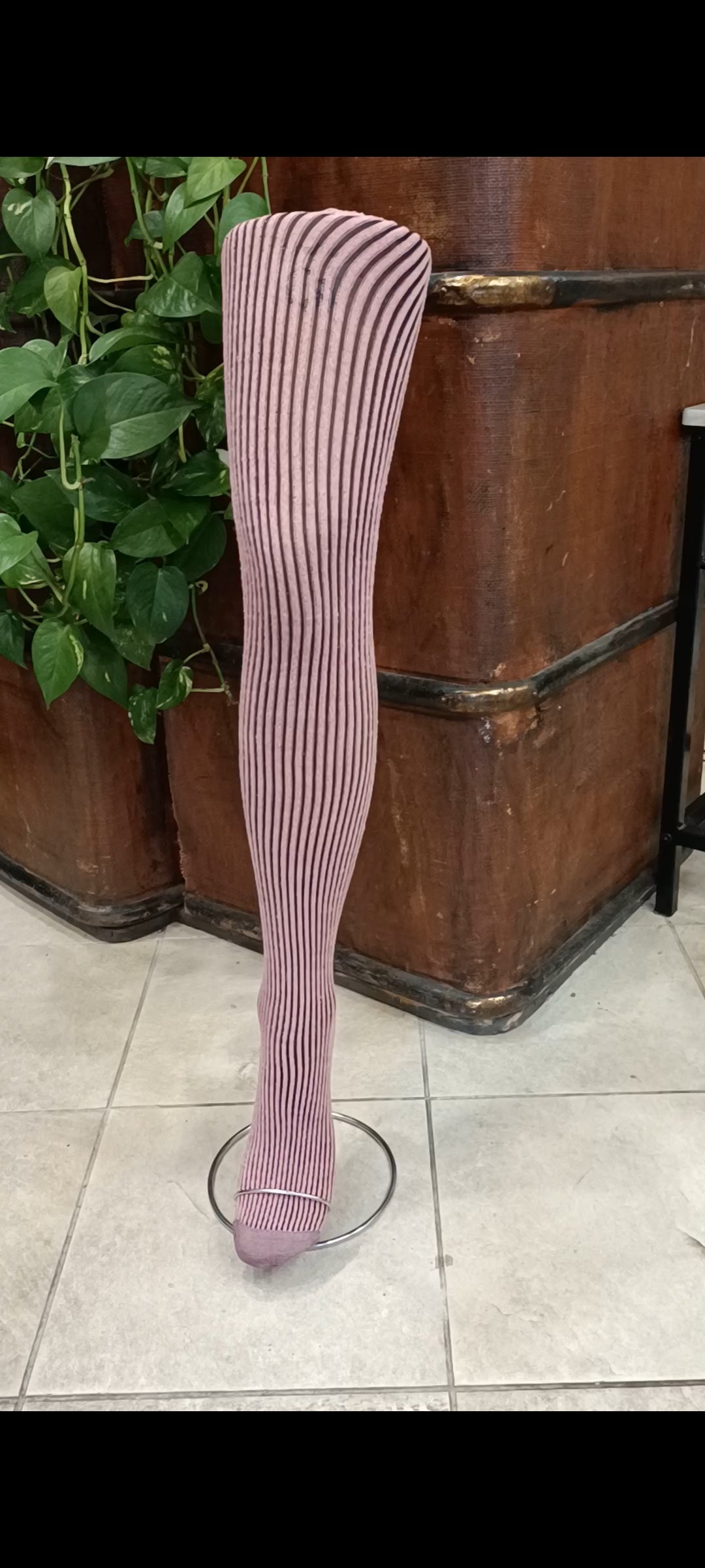 Collant Trasparenze Praga in lana a coste in 3 colori