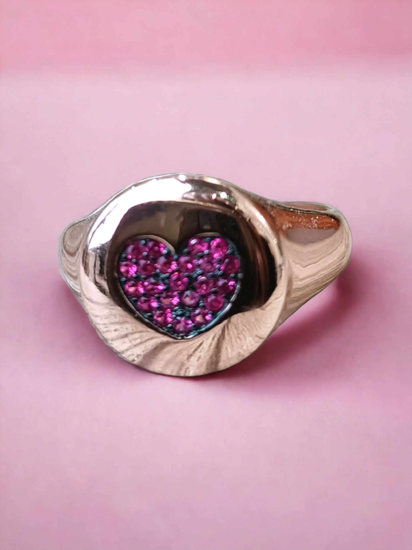 Anello da mignolo cuore
