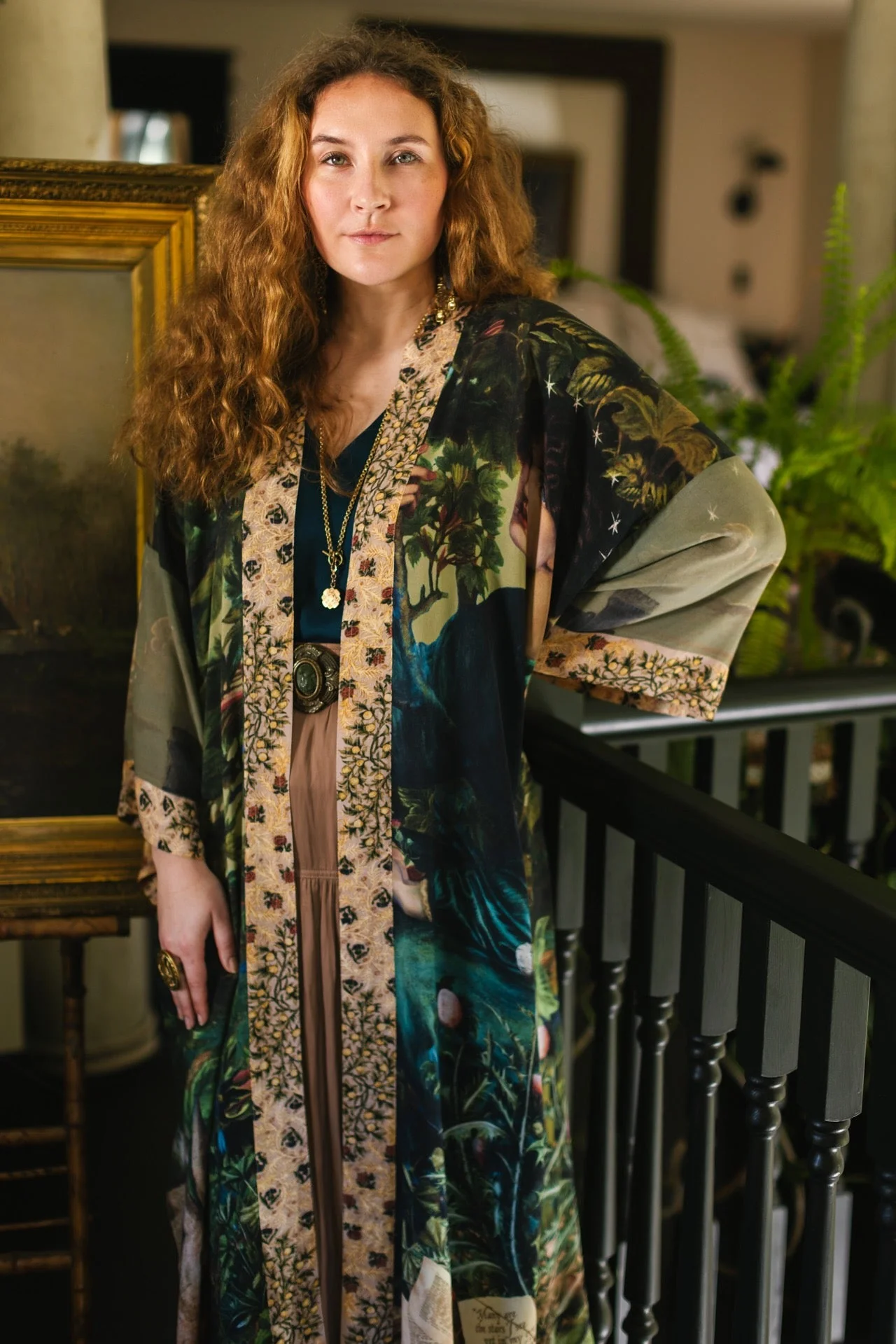 Kimono Lungo Opera Duster: Bella Notte