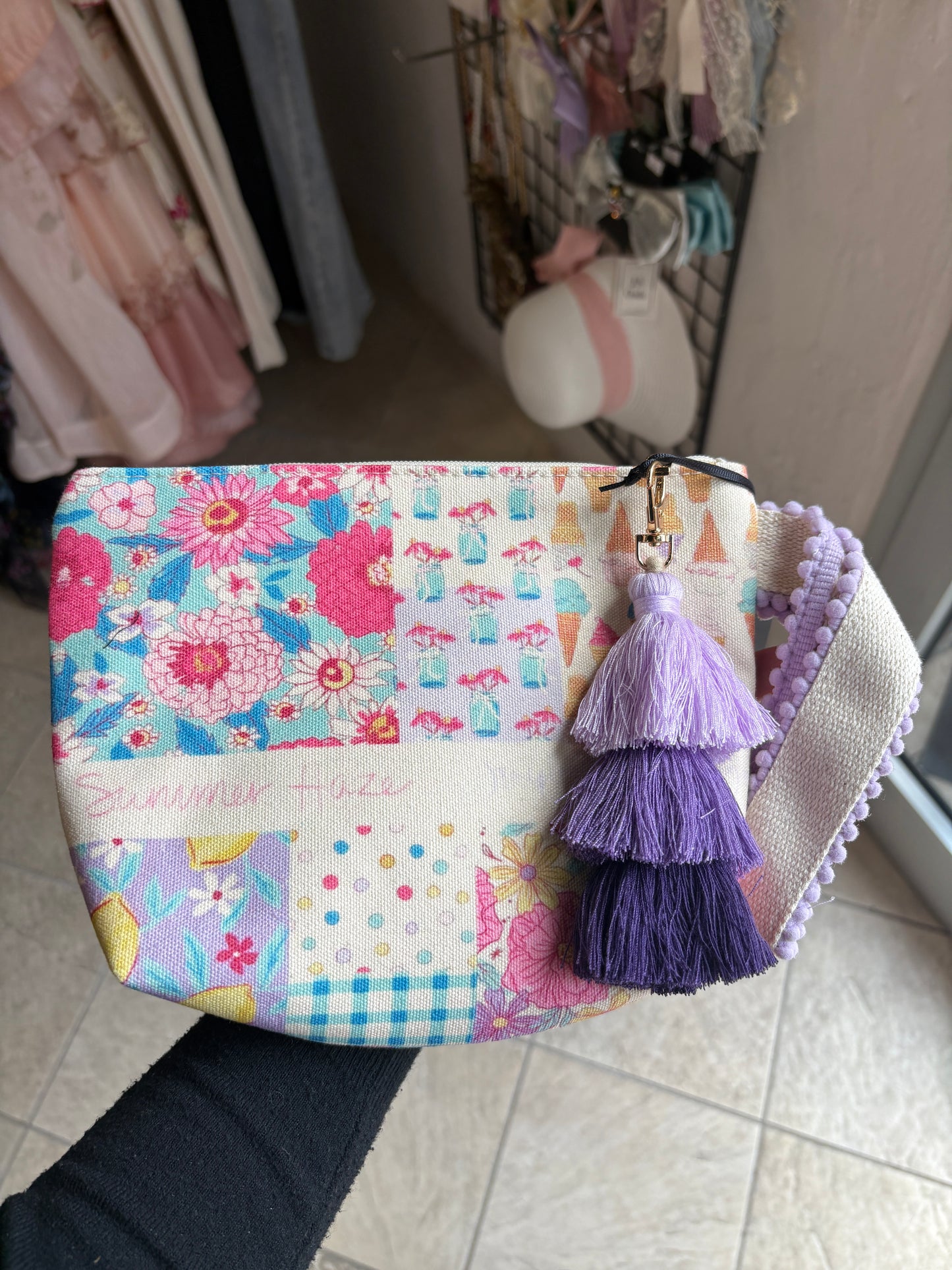 Pochette Boho - Chic con nappe colorate
