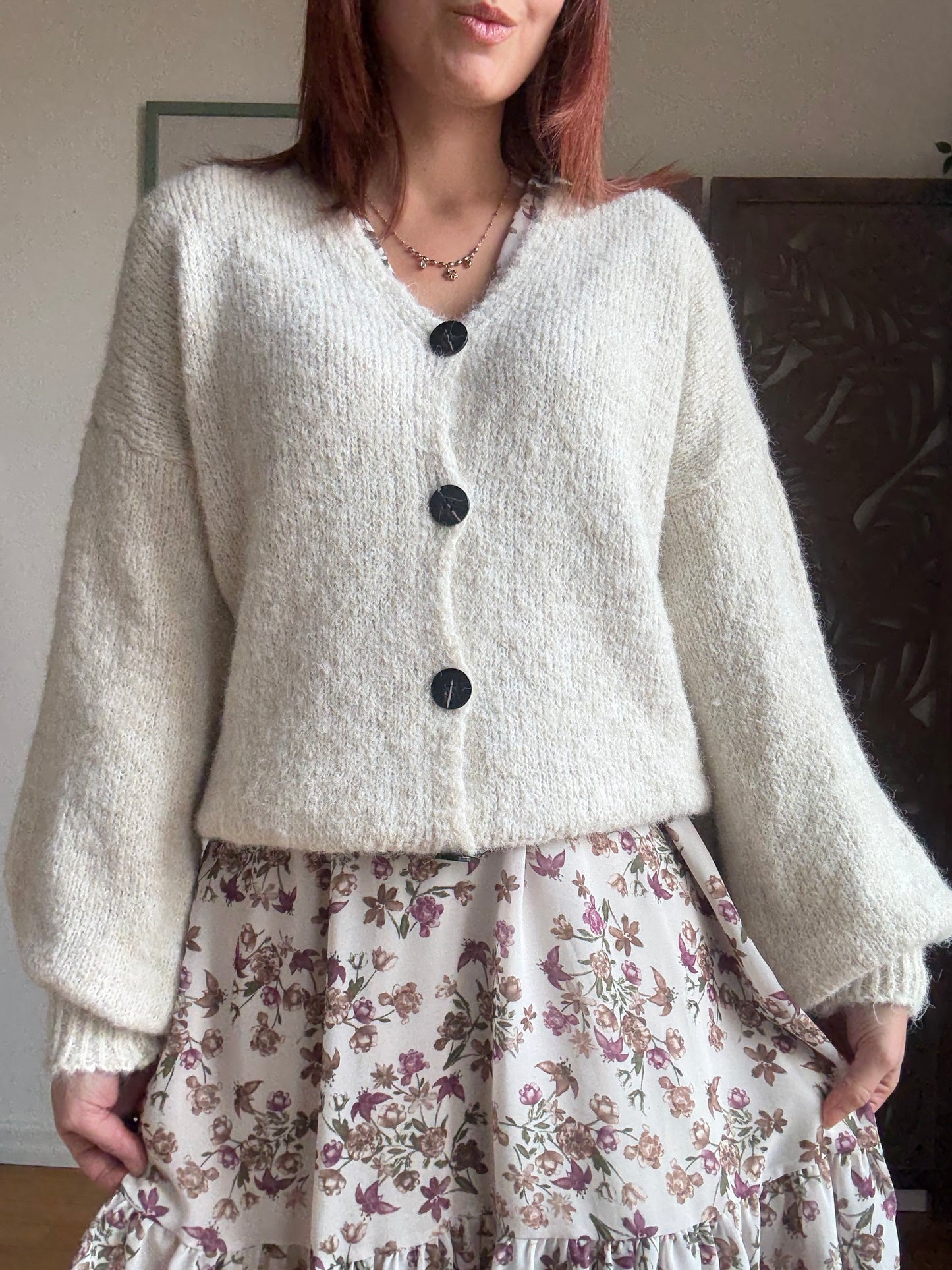 Cardigan Margot in 5 colori con bottoni