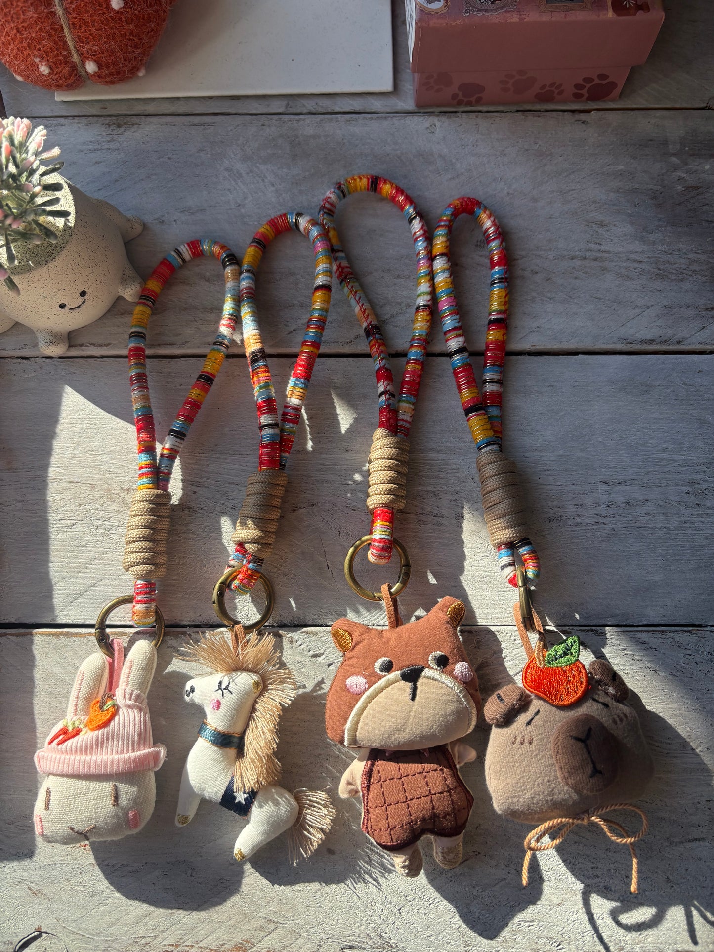 Bag charms animaletti ricamati