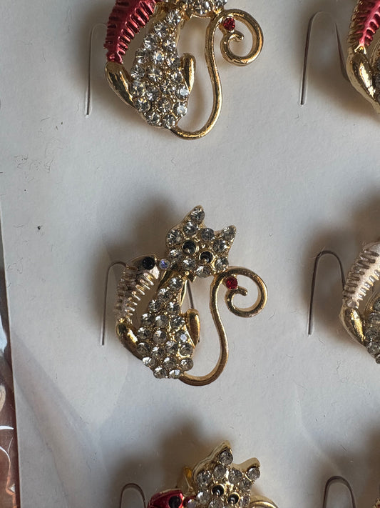 Spillette gattino con lisca in 2 colori