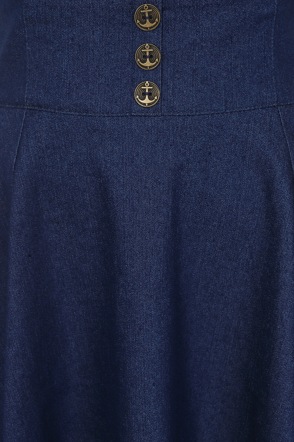 Gonna Inglese a Ruota Dottie High-Waist con Bretelle – Vintage Style