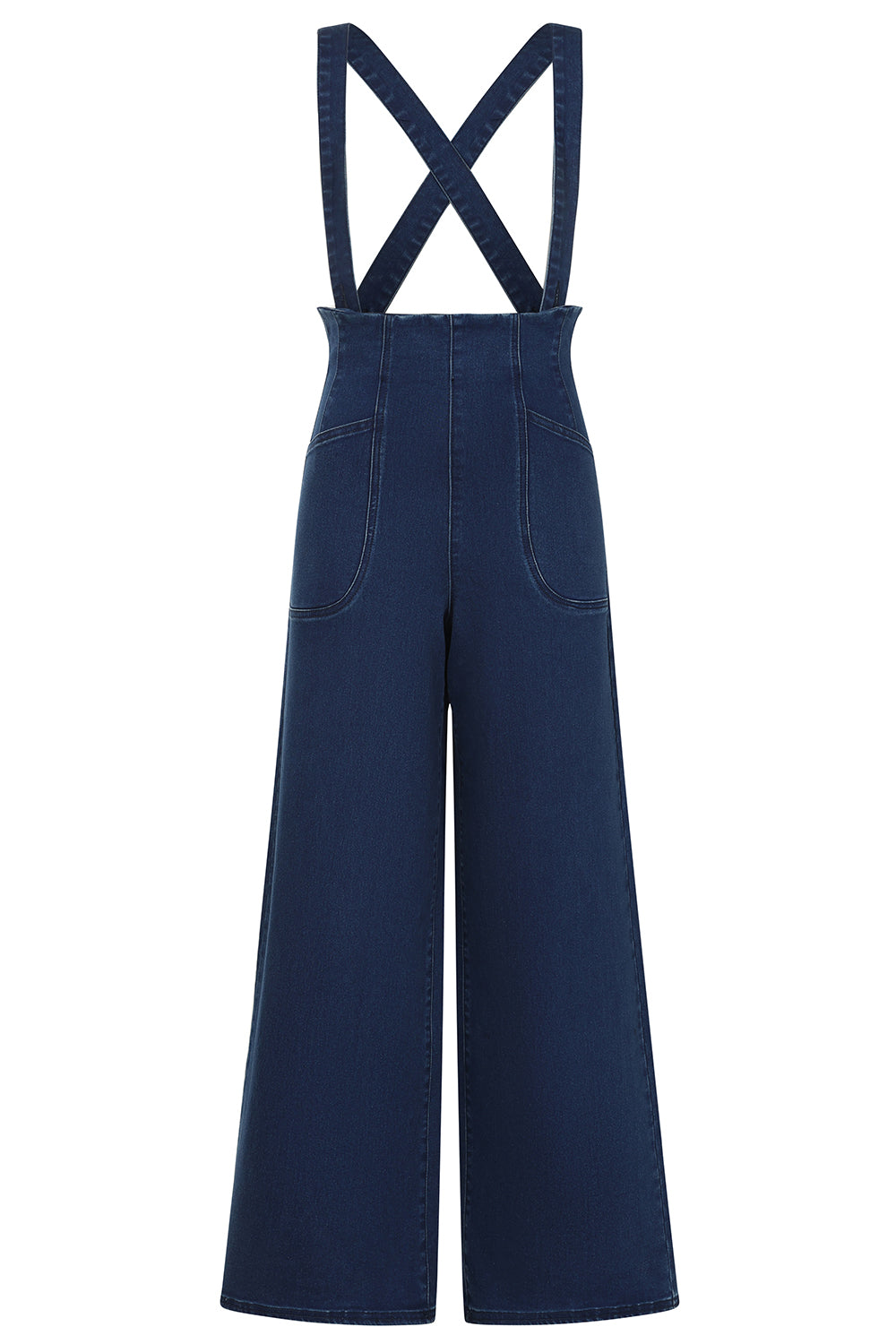 Jolene Jeans a vita alta e gamba ampia con bretelle removibili