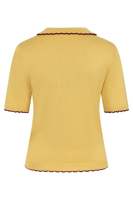 Cardigan Penny Flower Giallo