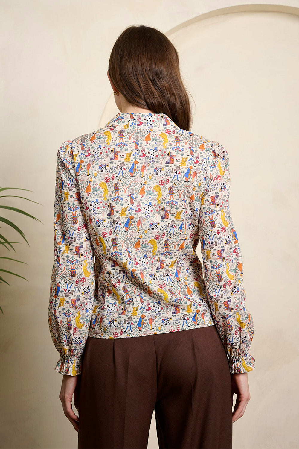 Banned Cream Star Winter Wonderland Blouse
