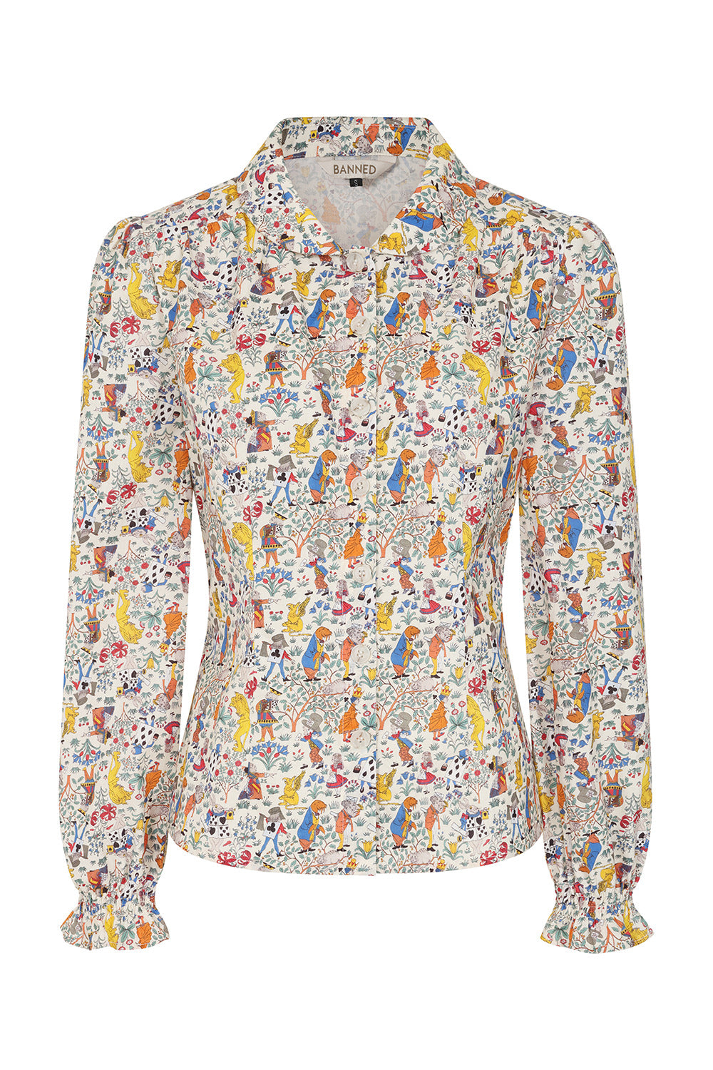 Banned Cream Star Winter Wonderland Blouse
