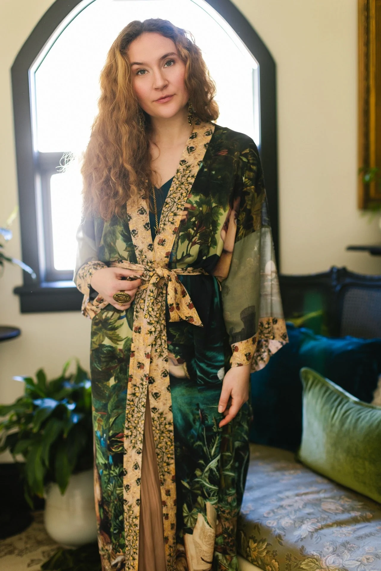 Kimono Lungo Opera Duster: Bella Notte