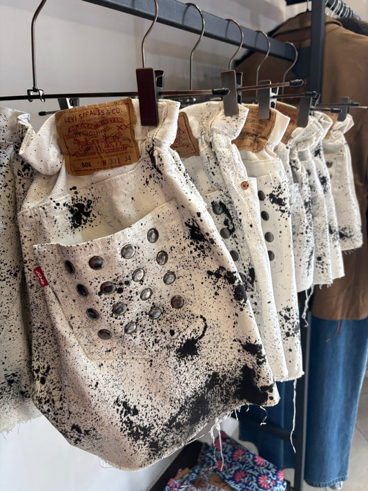 Shorts Levi’s® Vintage Reworked – "Ink Splash" Edition