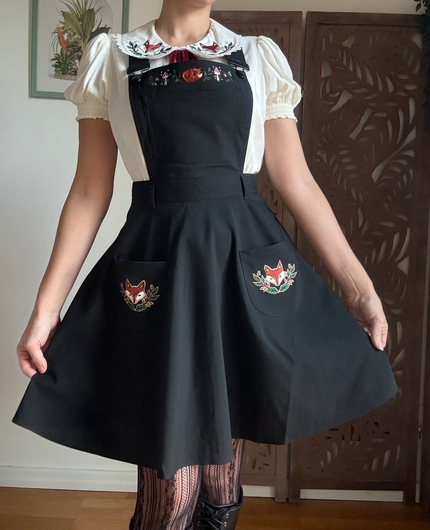 Abito salopette con bretelle Basil