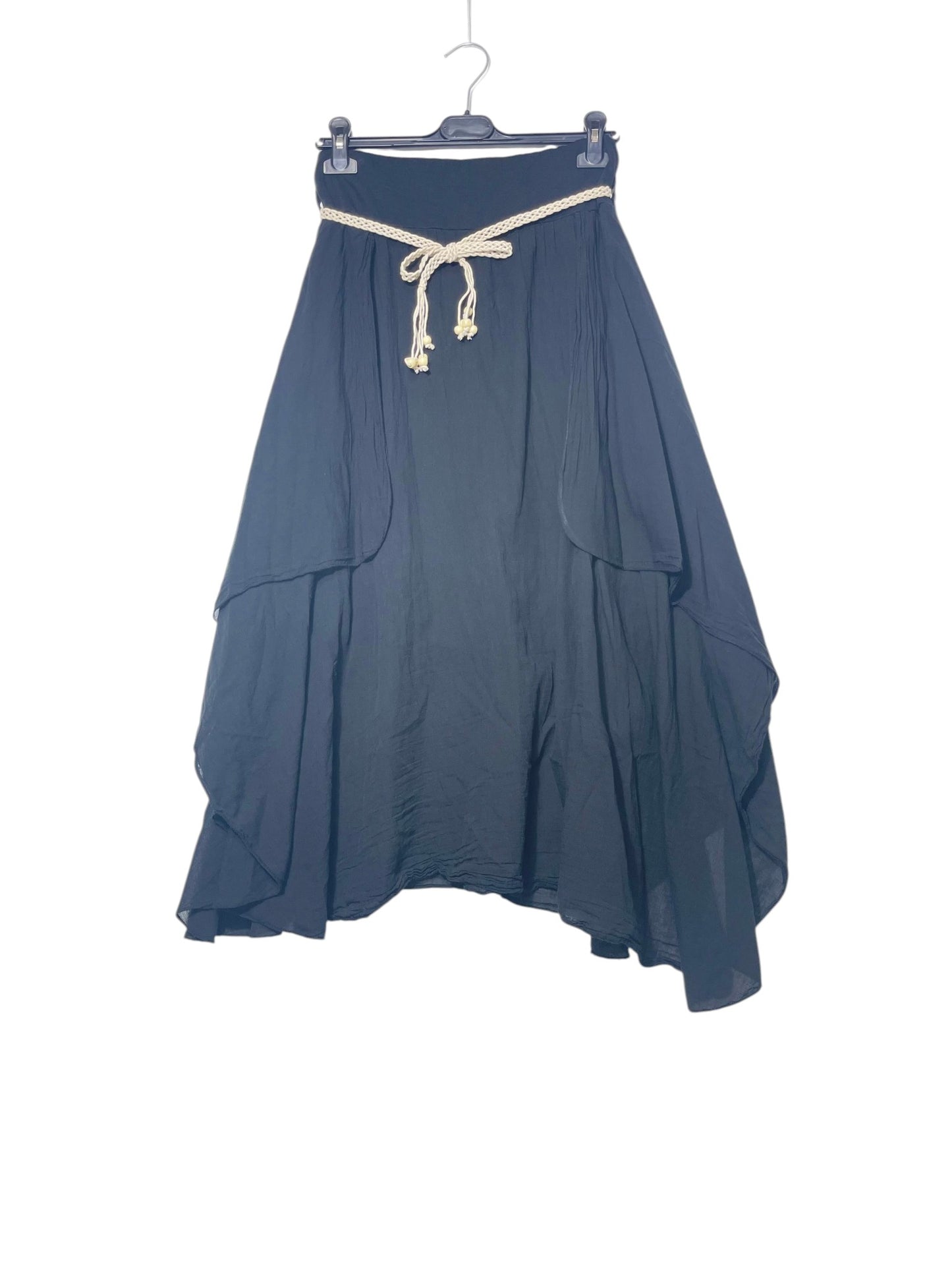 Gonna asimmetrica Gypsy Soul con Cintura - in 6 Colori