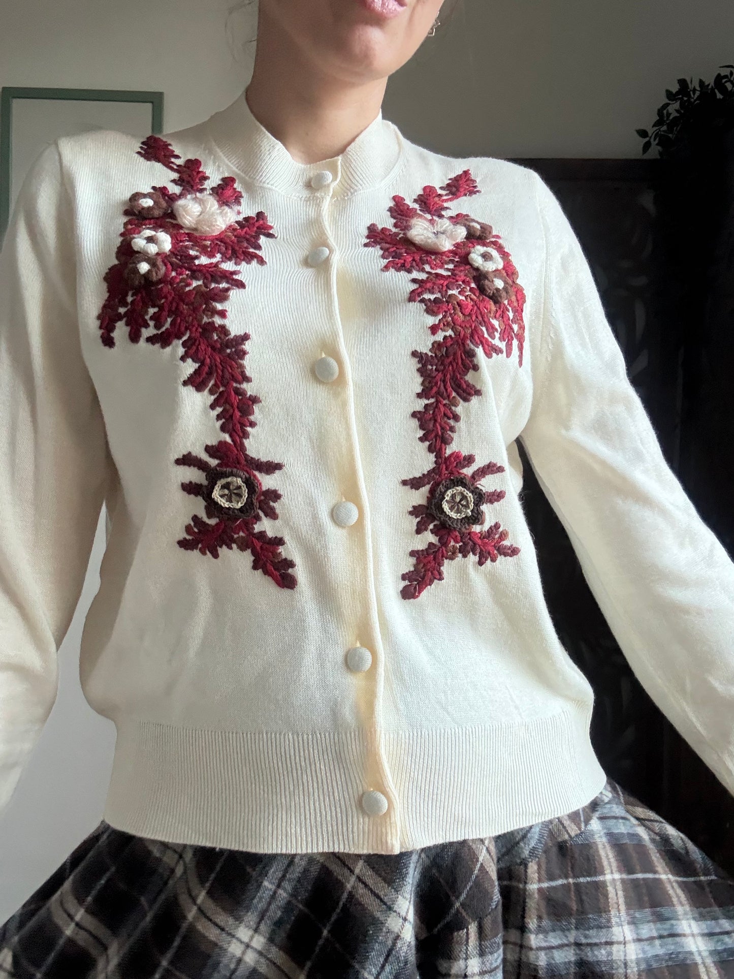 Cardigan Bosco Incantato bianco