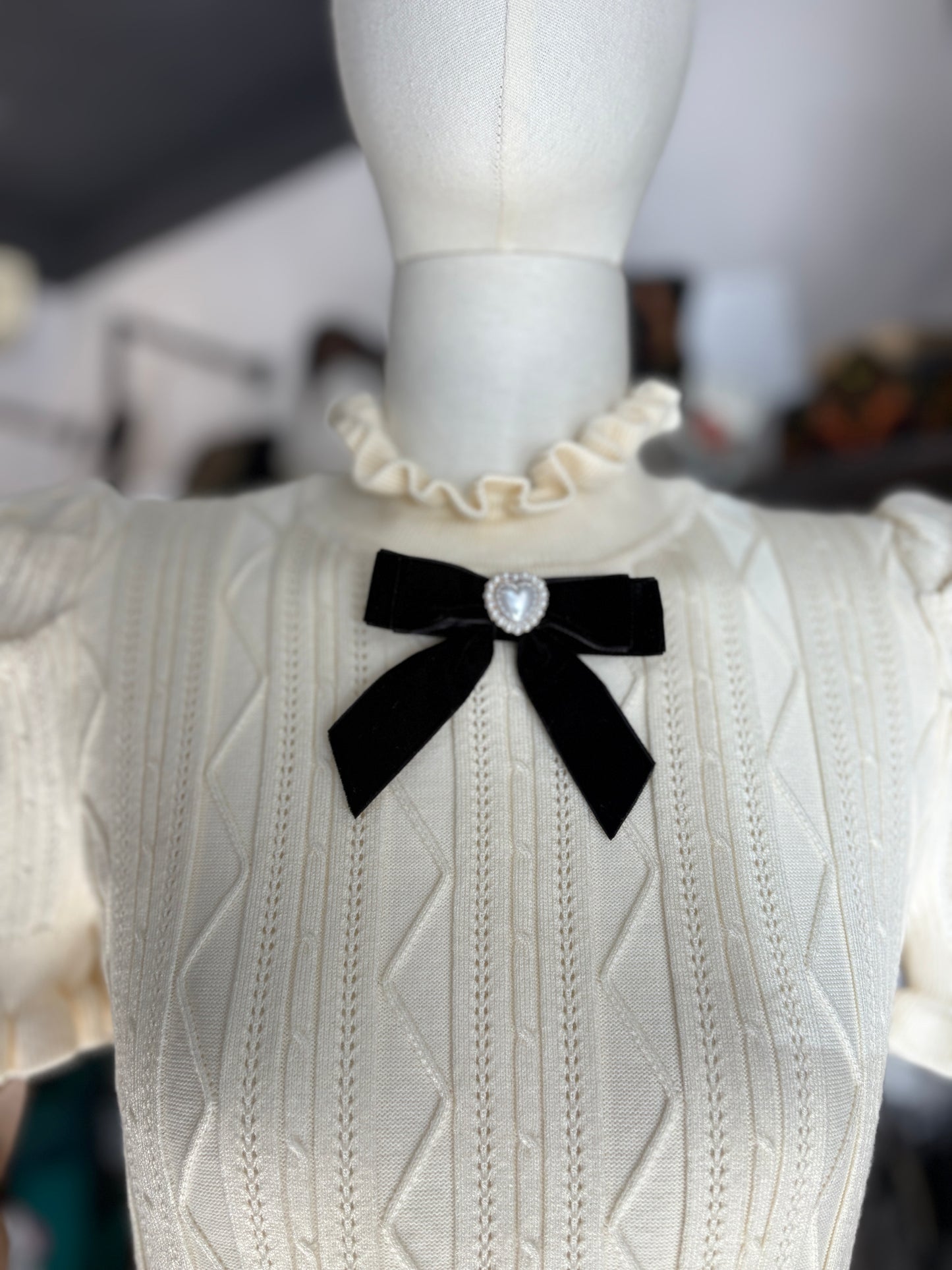 Mini Dress Alice con Fiocco in 2 Colori