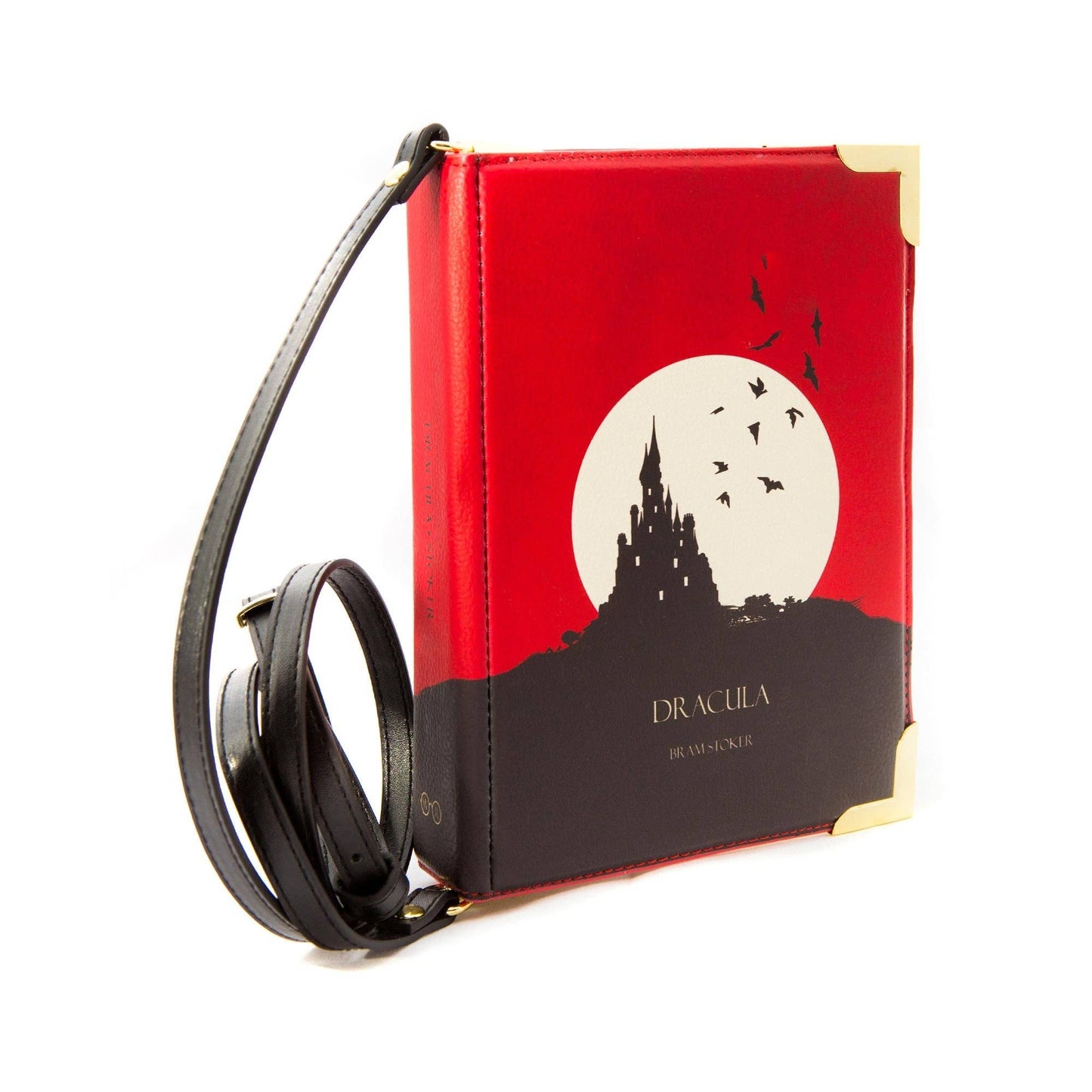 Pochette a tracolla con libro rosso Dracula Moon: Piccola