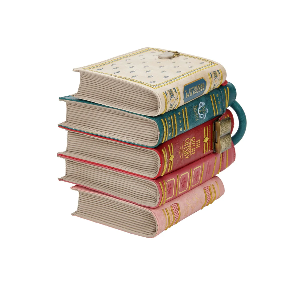 Borsa Vendula London Book Stack Bookshelf Boulevard