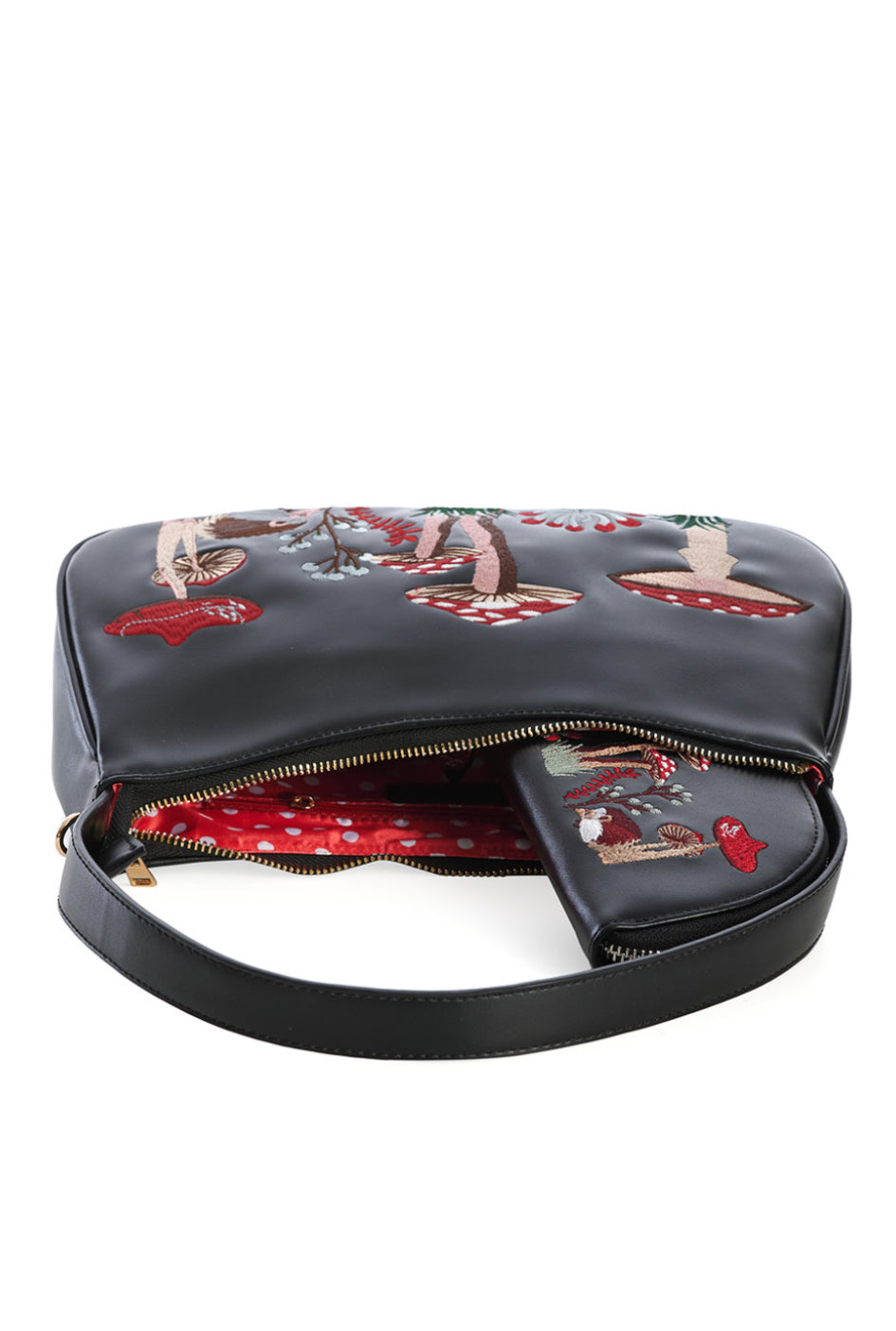 Borsa ricamata Woodland