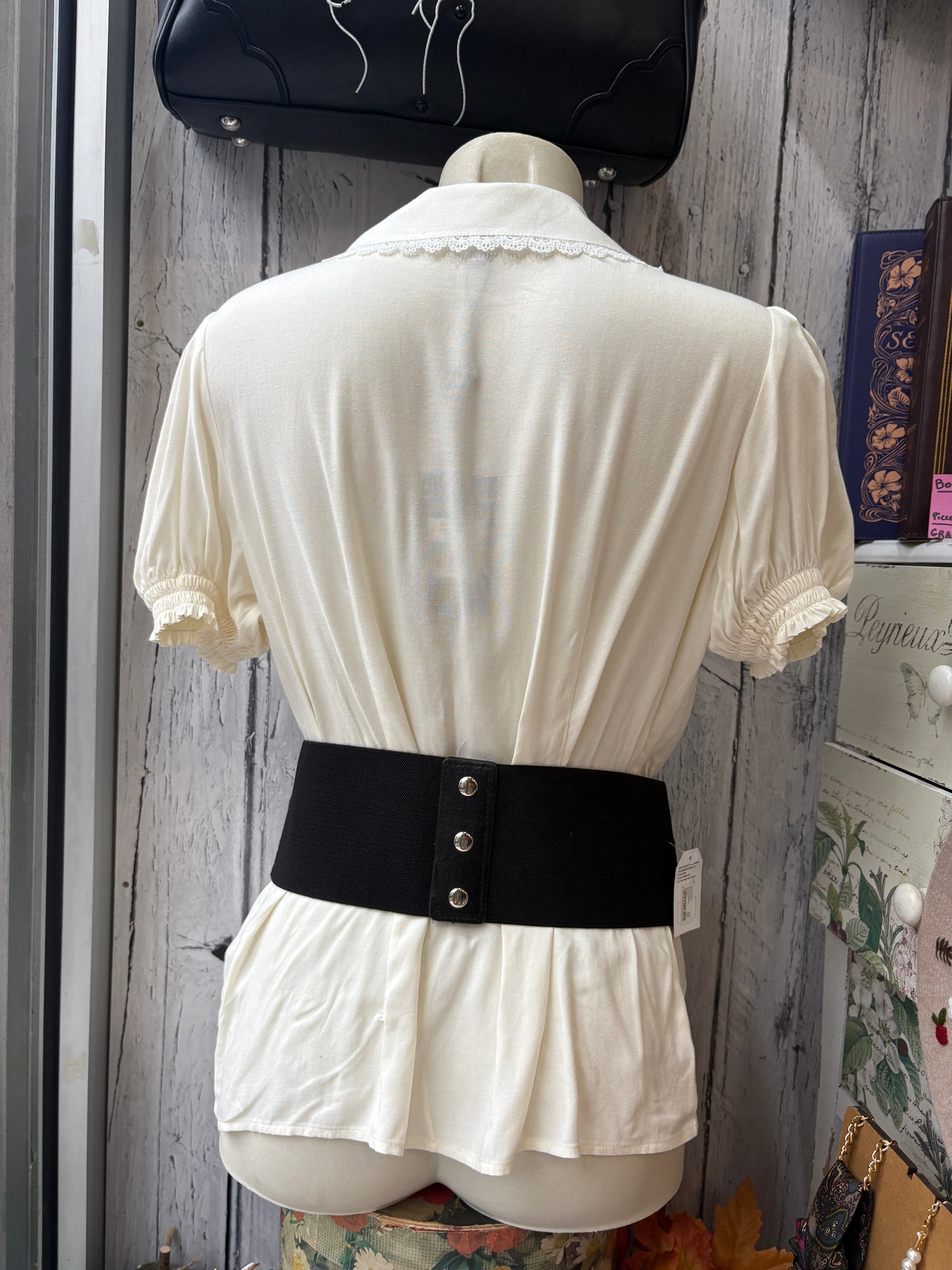 Cintura Corsetto Stringata - Wide Elastic Waist Belt