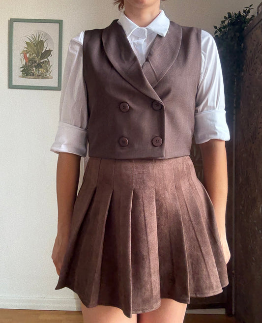 Gilet corto in 2 colori