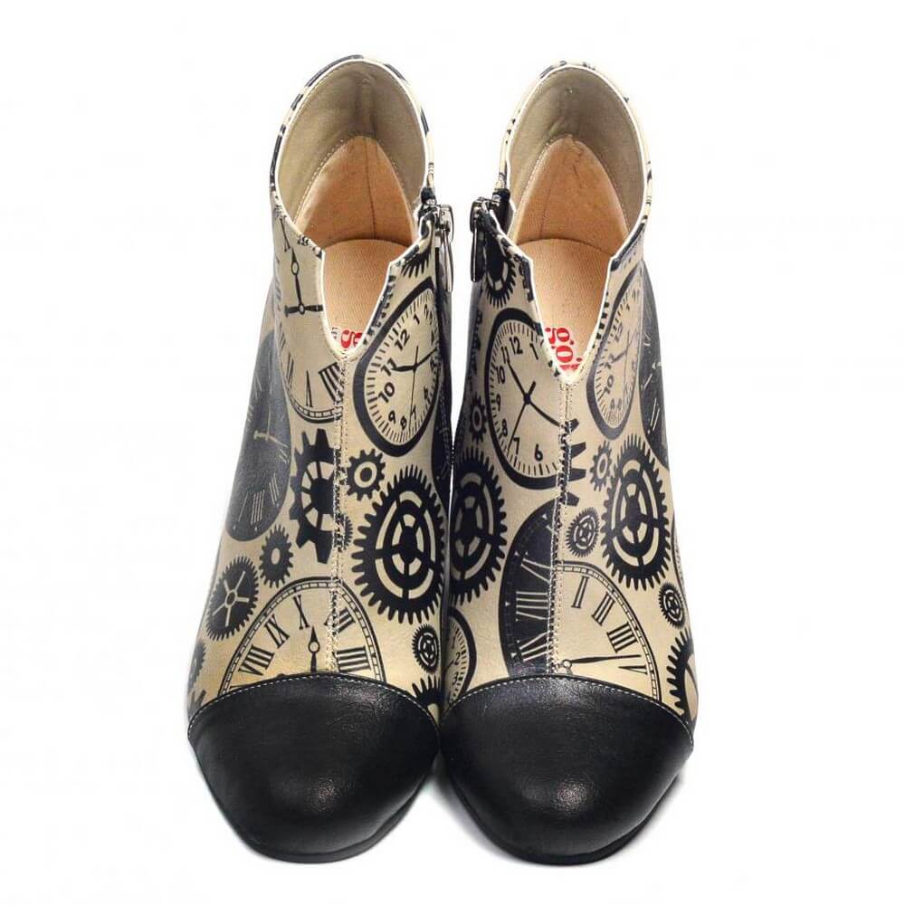 PREORDINE (Disponibili dal 27 Agosto) Clockwork Chrono Boots - Stivaletti alla Caviglia Goby Fatti a Mano – Stile Sostenibile, Vegani e Comodi