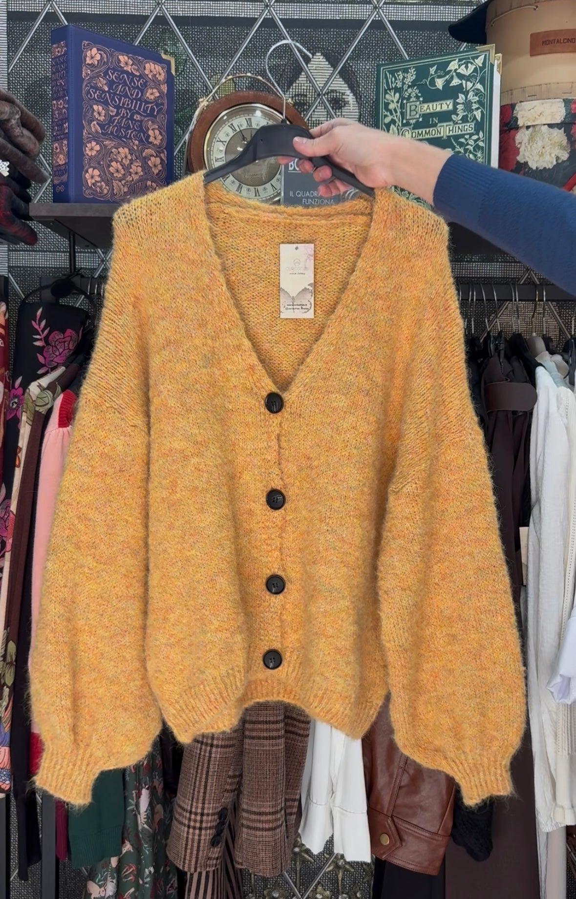 Cardigan Margot in 5 colori con bottoni