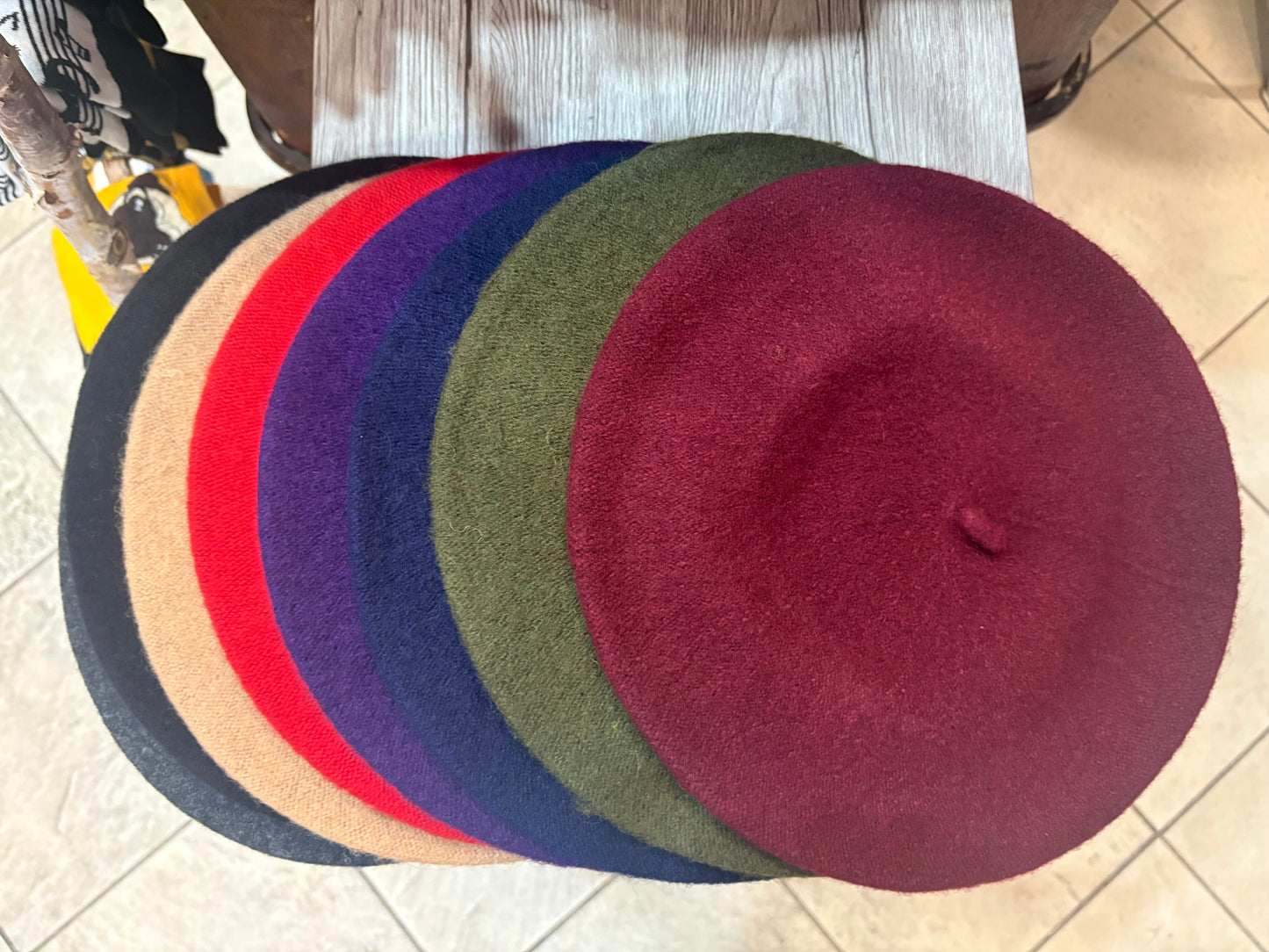 Basco in misto lana in vari colori