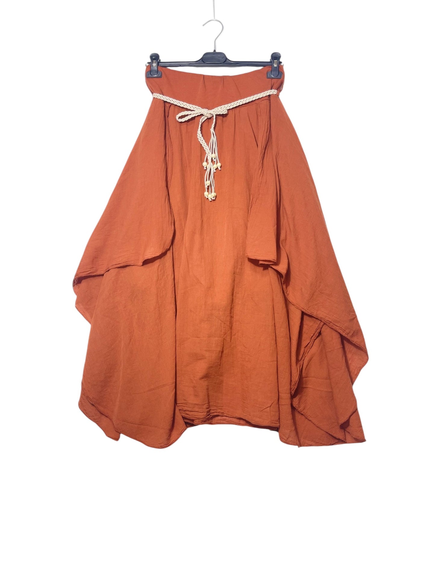 Gonna asimmetrica Gypsy Soul con Cintura - in 6 Colori