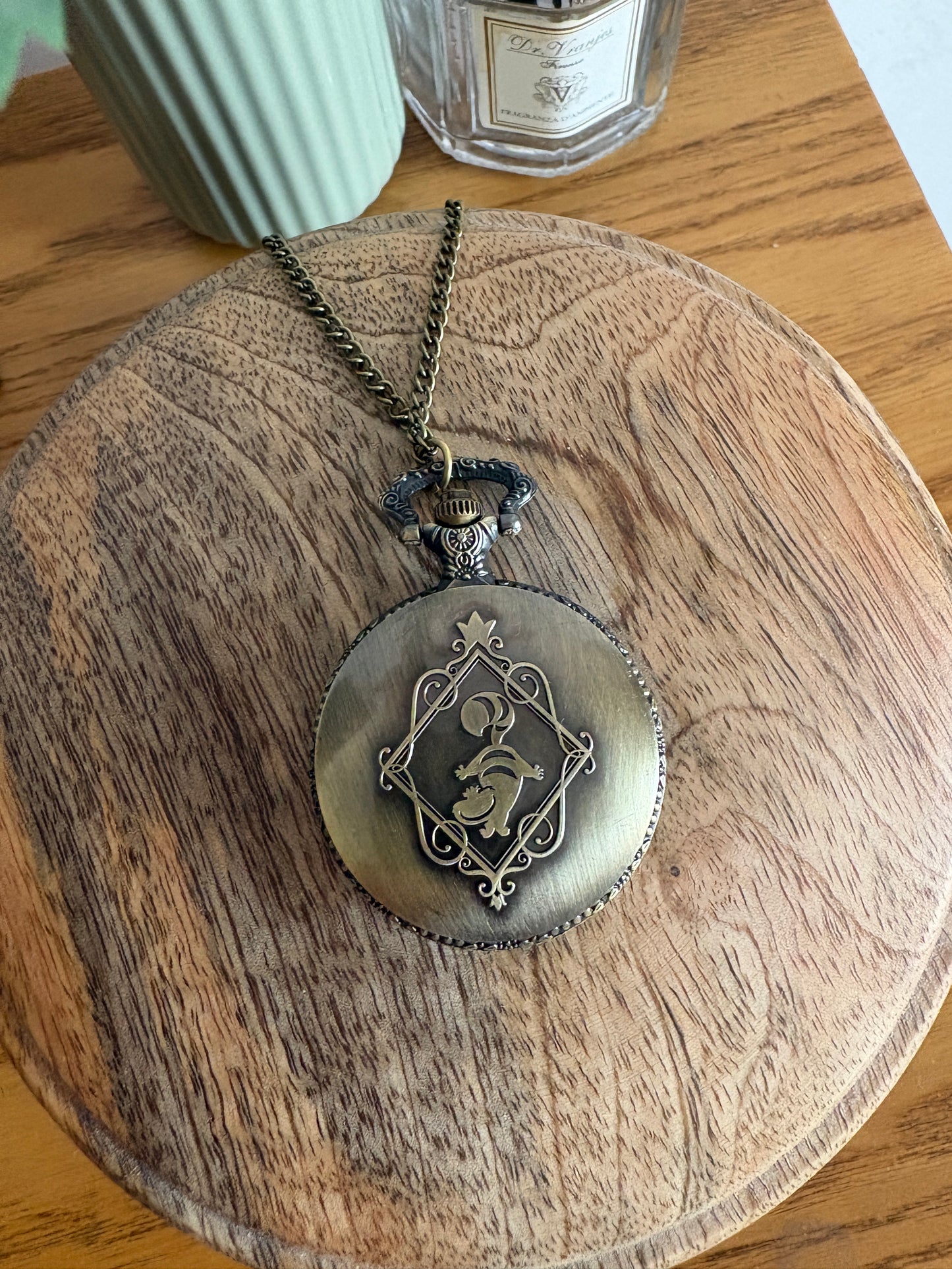 Collana Orologio da Taschino Retrò Alice in Wonderland