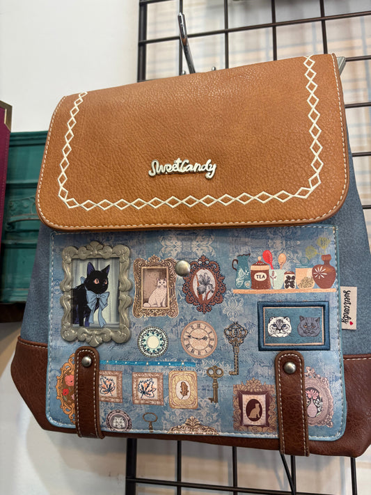 Zaino Vintage Cats in 4 colori