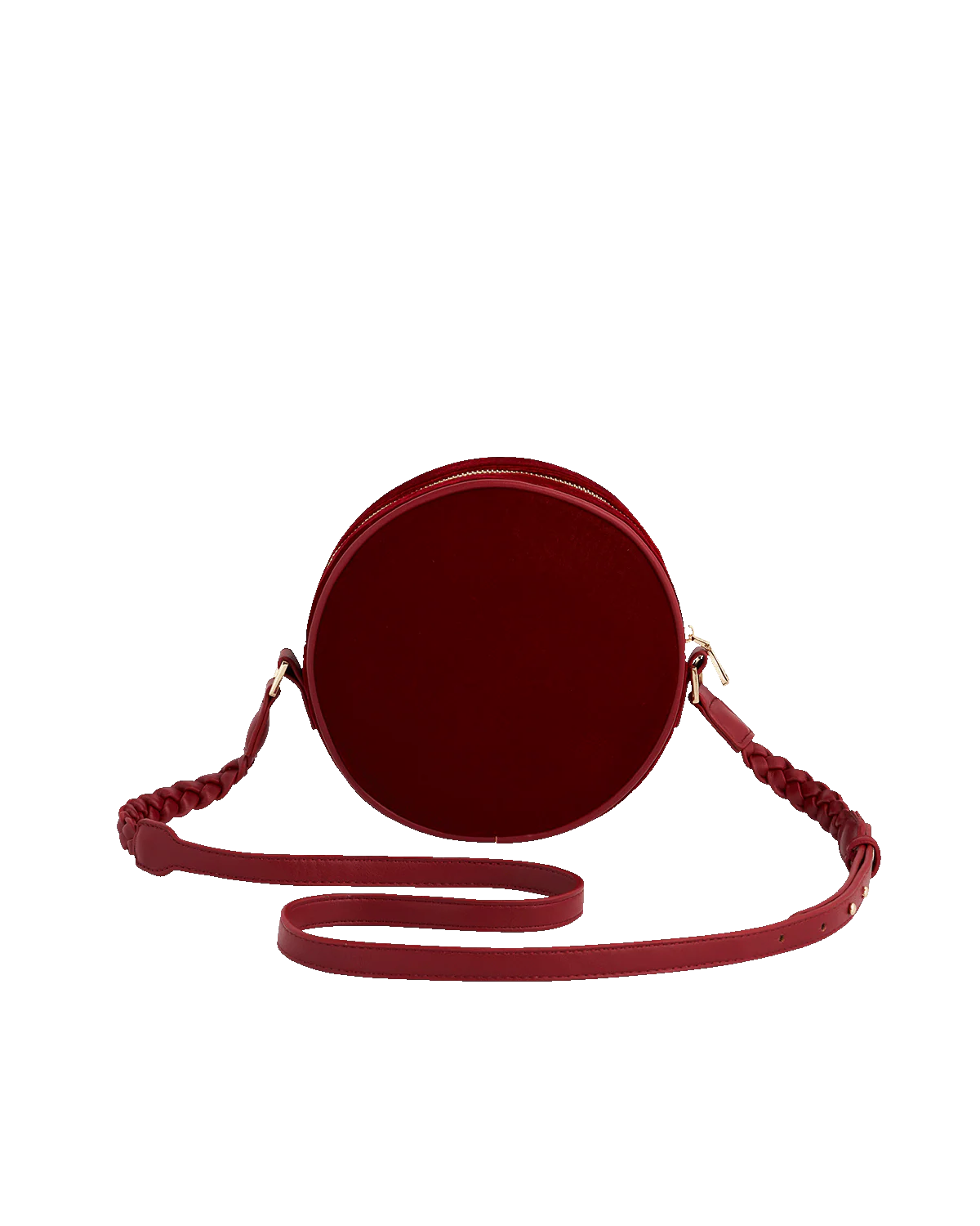 Borsa rotonda ricamata Fable England Red Star Gazing Rabbit