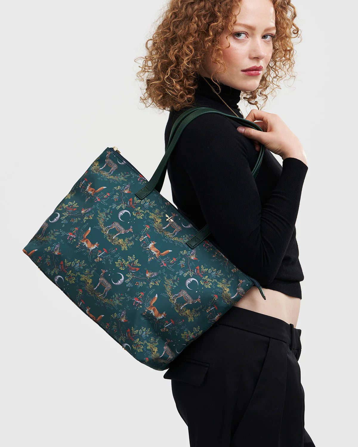 Borsa Grab Tote Green Into the Woods Fable England