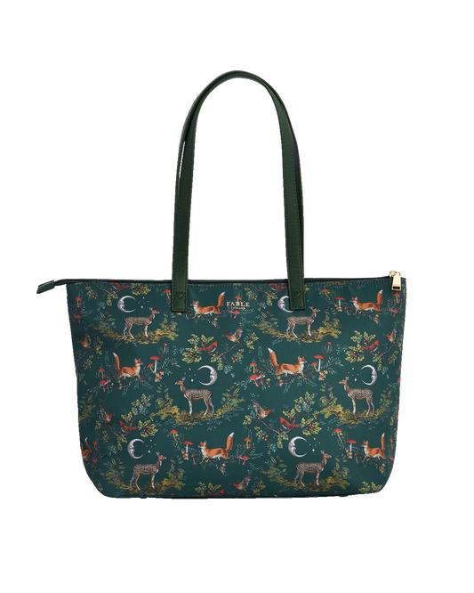 Borsa Grab Tote Green Into the Woods Fable England
