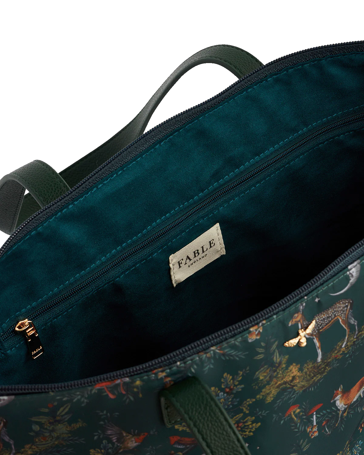 Borsa Grab Tote Green Into the Woods Fable England