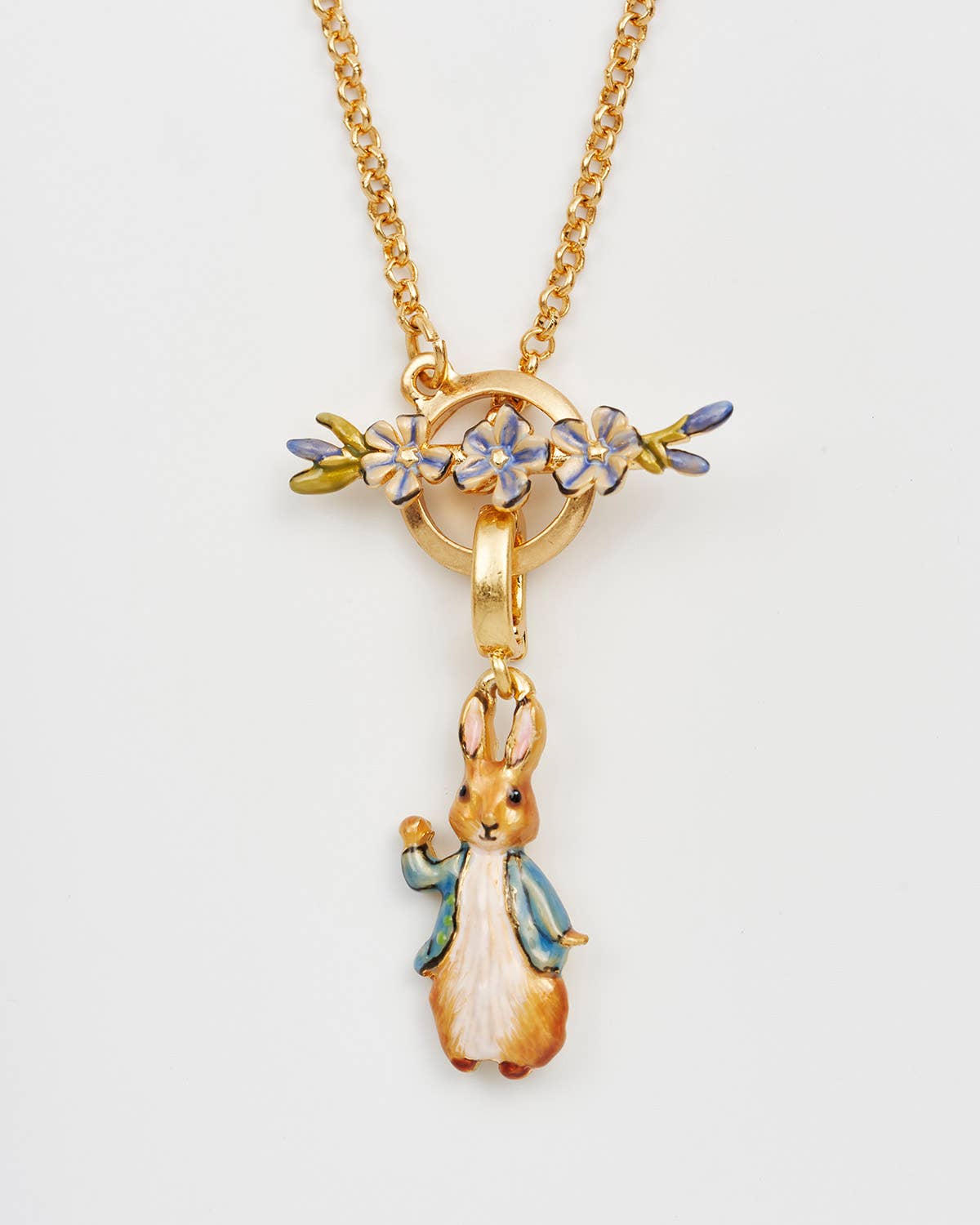 Fable England x Peter Rabbit Collana toggle "Non ti scordar di me"