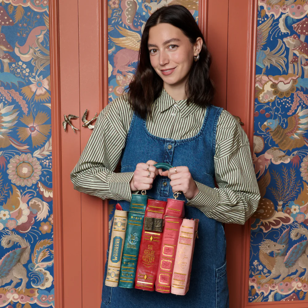 Borsa Vendula London Book Stack Bookshelf Boulevard