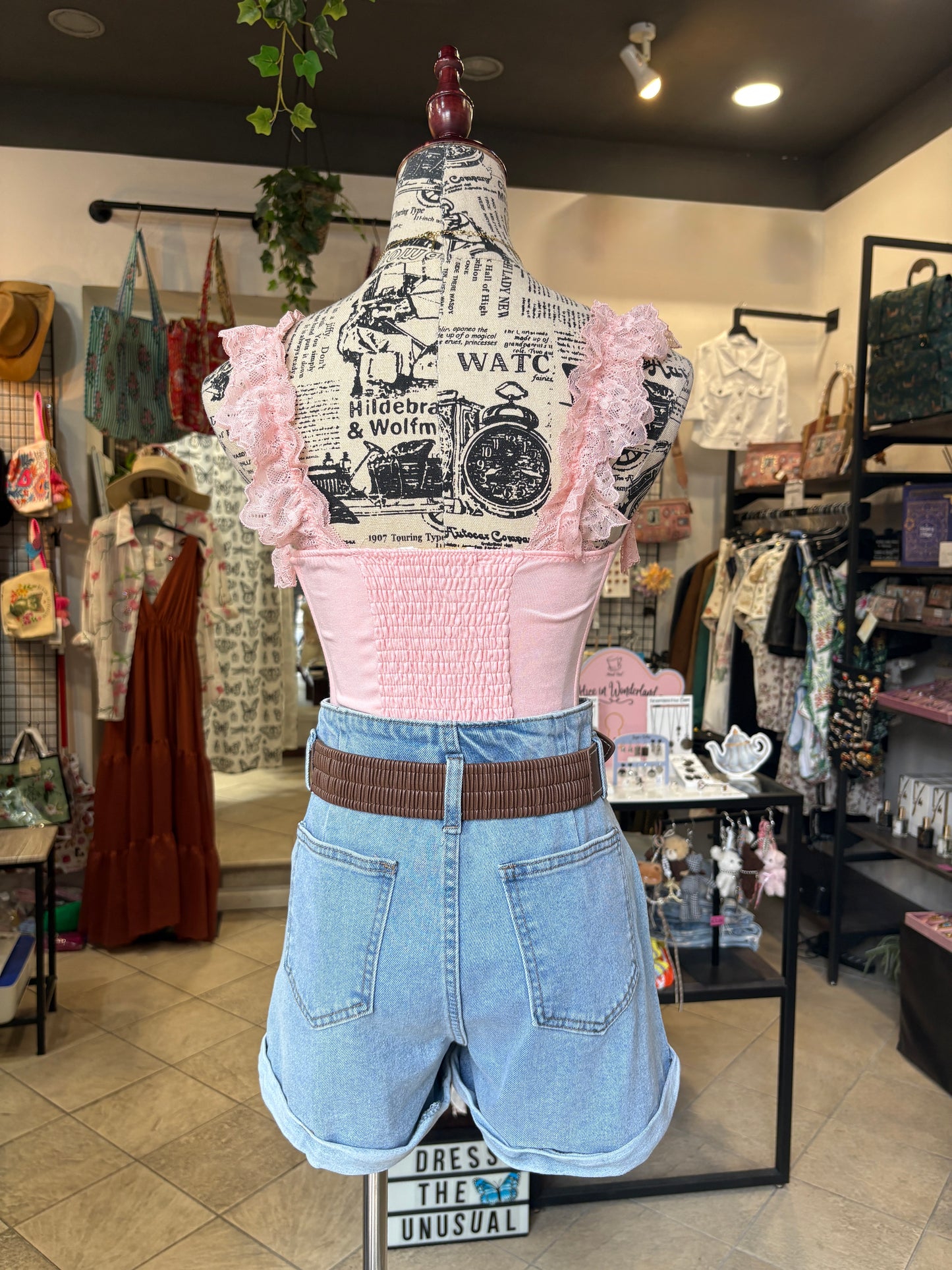 Pantaloncini Corti in Denim in Cotone - Cintura con Retro Elastico Inclusa