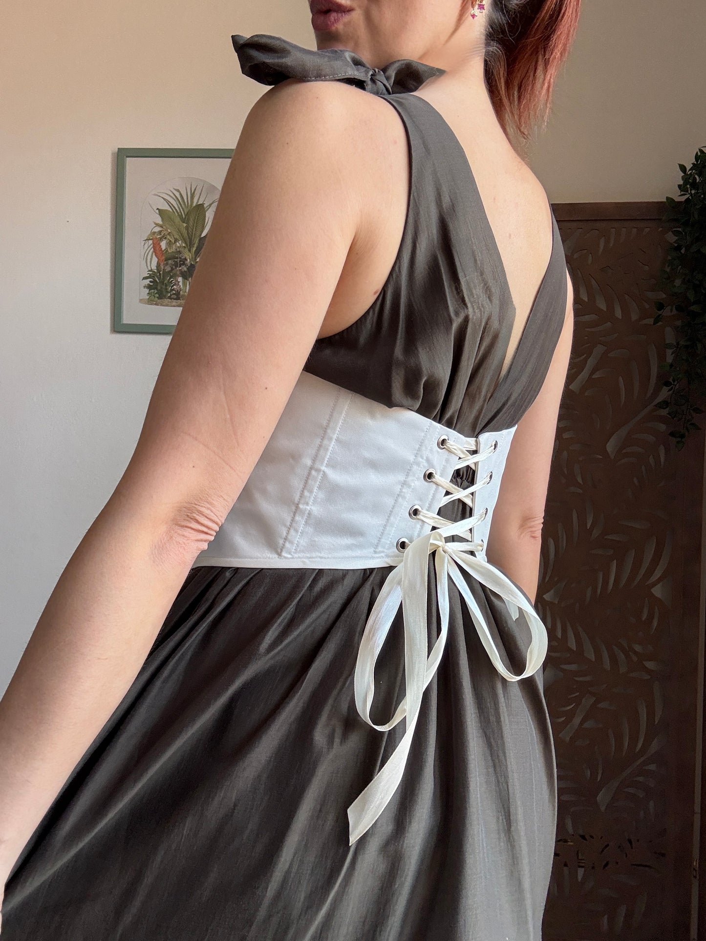 Bustino a Corsetto sottoseno Artigianale “The Enchanted Forest” - Little Bramble
