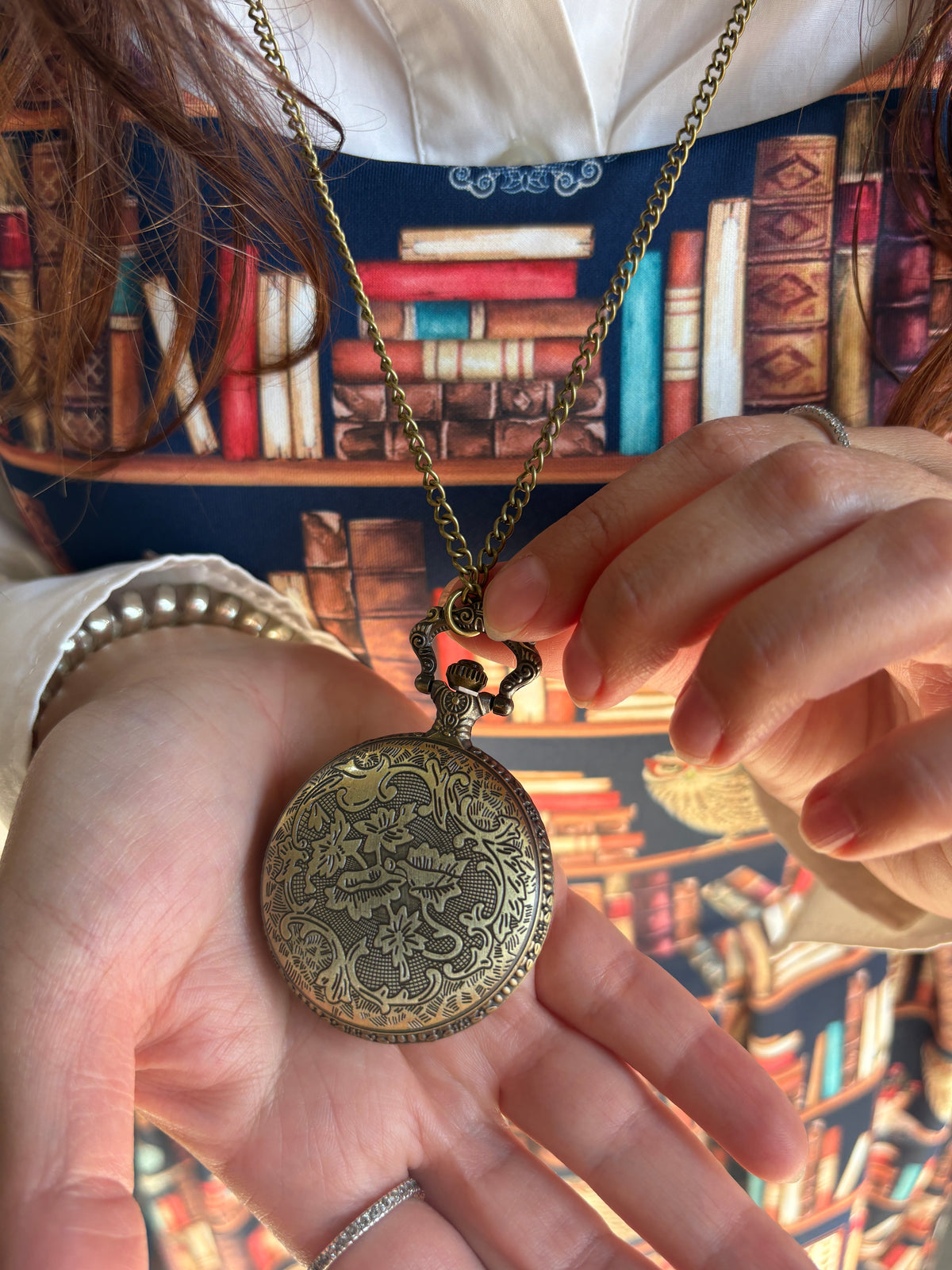 Collana orologio Steampunk Mappa del Mondo – Stile vintage