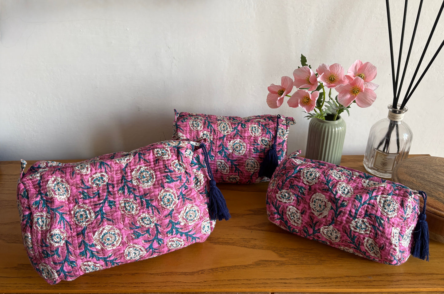 Pochette Indiane in Cotone Trapuntato - In 3 Dimensioni