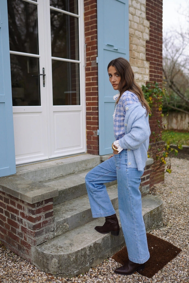 Cardigan Jules Azzurro Polvere